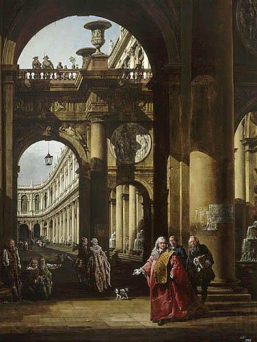 Bernardo Bellotto Self-portrait as Venetian ambassador. Germany oil painting art